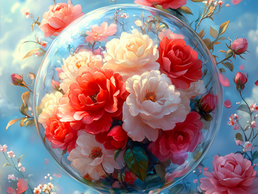 Unlock the dreamy crystal ball of the Rose garden