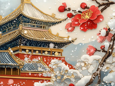 Tell the Oriental sentiments in winter